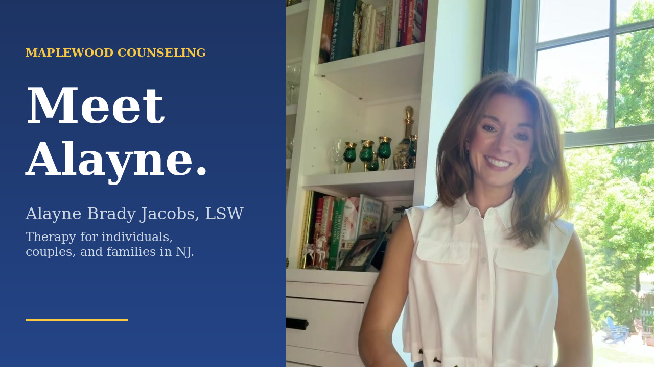 Meet Alayne Brady Jacobs, LSW — therapist at Maplewood Counseling